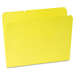 Colored File Folders, 1/3 Cut Assorted, Two-Ply Top Tab,