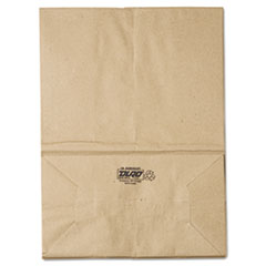 1/6 BBL Paper Grocery Bag,
57lb Kraft, Standard 12 x 7 x
17, 500 bags
