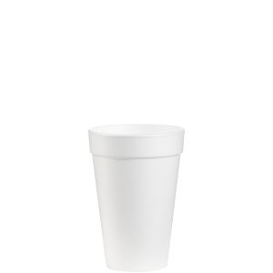 Horizon Hot/Cold Foam Drinking Cups, 12 Oz, Green/White, 25/Bag, 40  Bags/Carton