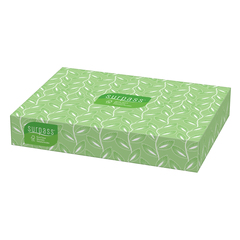 Facial Tissue, 2-Ply, White, 
Flat Box, 100 Sheets/Box, 30 
Boxes/Carton