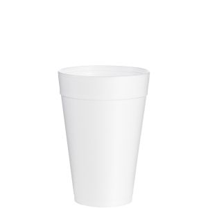32oz, Foam Drink Cups, White, 25/Bag, 20 Bags/Carton (uses 