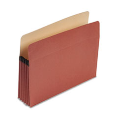 100% Recycled Paper,
Expansion File Pocket, 5 1/4&quot;
Expansion, Letter, Red Fiber