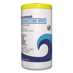 Disinfecting Wipes, 8 x 7, Lemon Scent, 75/Canister, 6