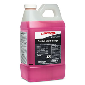 23747 Symplicity Sanibet
Fastdraw
Multi-Range Sanitizer
Disinfectant Deodorizer 
4/2L/cs