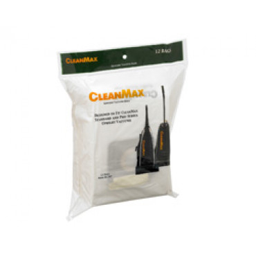 Paper Bag for CleanMax Nitro, 
Pro-Series &amp; Cadet Vacs,
12/Pack, 24 Packs/Case
