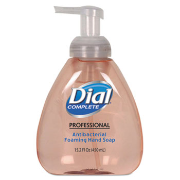 Dial&#174; Professional
Antimicrobial Foaming Hand
Soap  4/15.2 oz bottles/cs