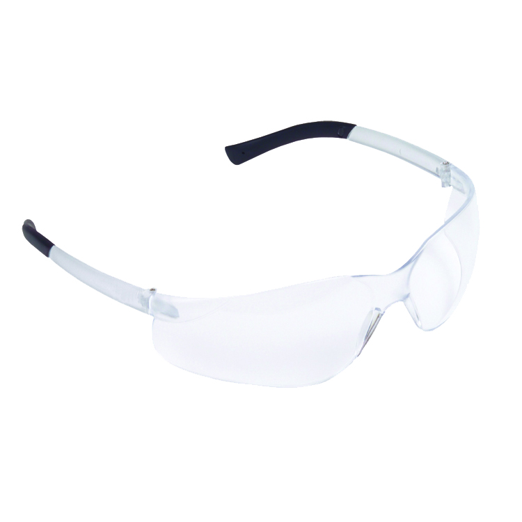 Dane Safety Glasses, 2.0 Diopter, Frosted Clear Frame,