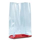 4 x 2 x 8&quot; 1 1/2 Mil Gusseted Poly Bags (1000/Case) #1400