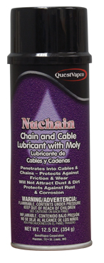 Nuchain Chain and Cable Lubricant with Moly 12/16