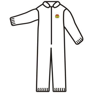 C-Max SMS Coverall Large, White