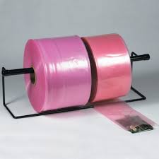 3&quot; X 1,075` 4 Mil Pink Heavy-Duty Anti-Static Poly