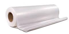 9&#39; x 400` 1 Mil Clear Poly Sheeting