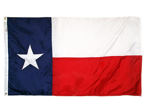 3&#39;x 5&#39; Supreme Nylon Texas
Flag
